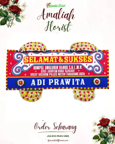 Papan Bunga Ucapan Selamat Padang Ratu